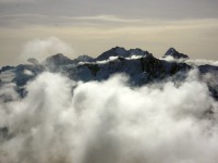 Gruppo del Bernina visto dalla cima