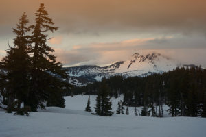 Broken Top at sunset